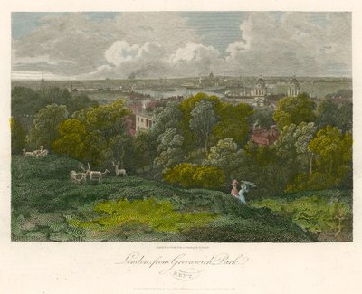 Lontoo Greenwich Parkista, Kent tekijältä George Arnald