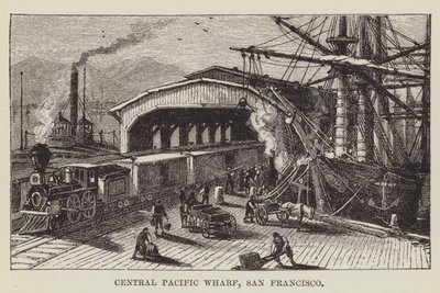 Central Pacific Wharf, San Francisco tekijältä George Augustus Sala
