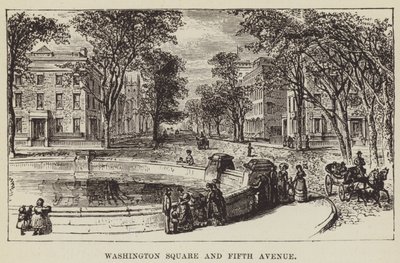 Washington Square ja Fifth Avenue tekijältä George Augustus Sala