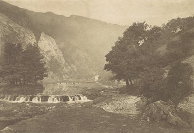 Sisäänkäynti Dove Daleen, Derbyshiren osavaltioon, 1880-luku, painettu 1888, 1880-luku, painettu 1888. tekijältä George Bankart