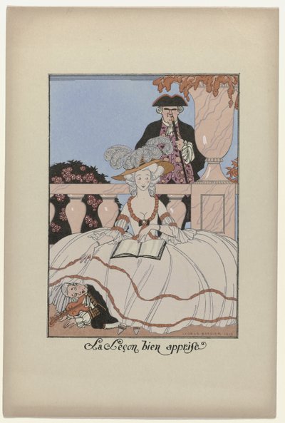 Kuukausien seppele, 1919: Hyvin opittu opetus tekijältä George Barbier