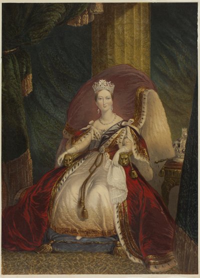 Victoria, Ison-Britannian kuningatar, Intia jne. tekijältä George Baxter