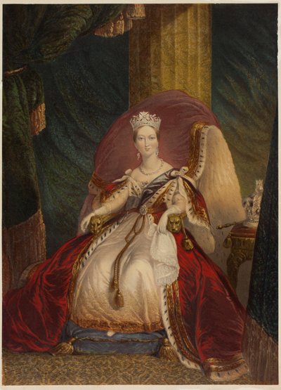 Victoria, Ison-Britannian kuningatar, Intia jne. tekijältä George Baxter