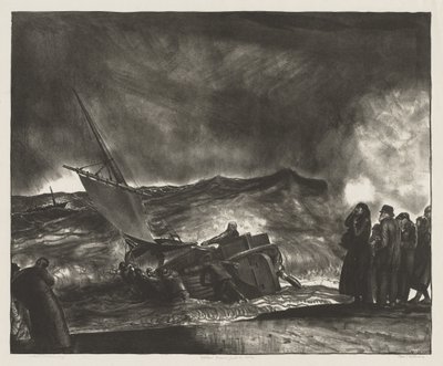 Allan Donn lähtee merelle tekijältä George Bellows