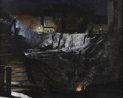 Louhintatyöt yöllä tekijältä George Bellows