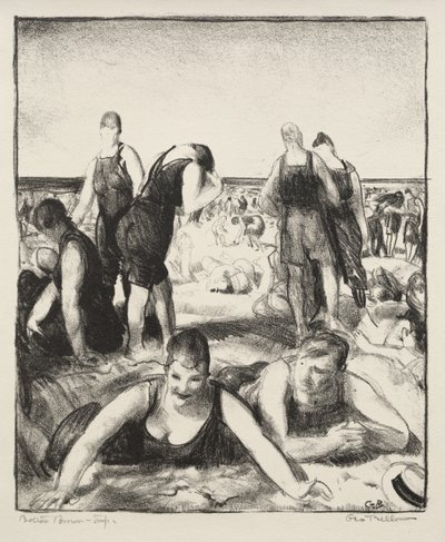 Uimaranta tekijältä George Bellows