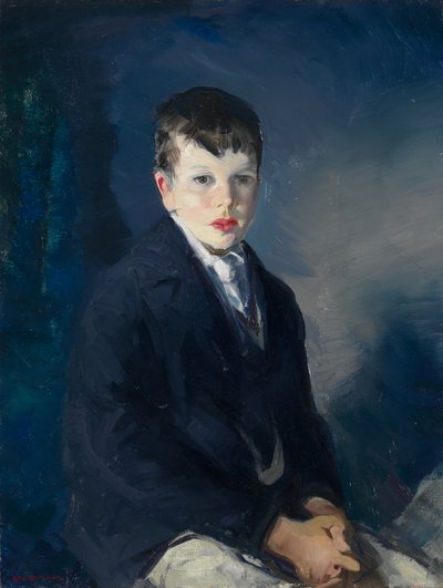 Poika sinisessä takissa tekijältä George Bellows