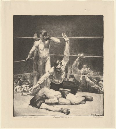 Counted Out, ensimmäinen kivi tekijältä George Bellows