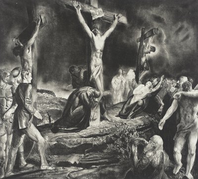 Kristuksen ristiinnaulitseminen tekijältä George Bellows