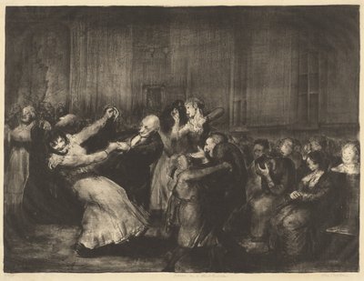 Tanssia hullujenhuoneessa tekijältä George Bellows