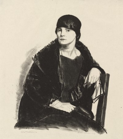 Rouva R:n muotokuva tekijältä George Bellows