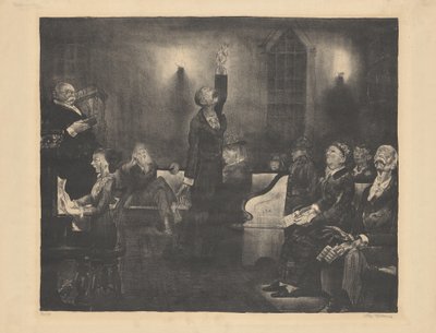 Rukouskokous, toinen kivi tekijältä George Bellows