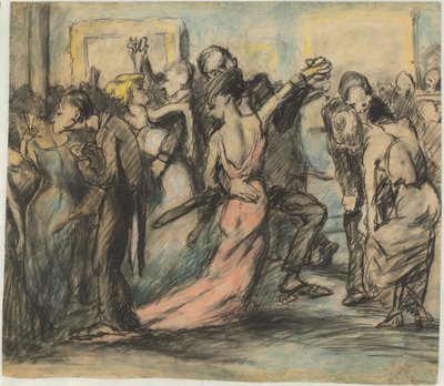 Society Ball [kääntöpuoli] tekijältä George Bellows