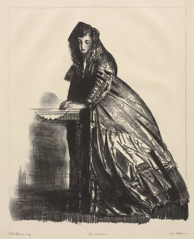 Näyttelijätär tekijältä George Bellows