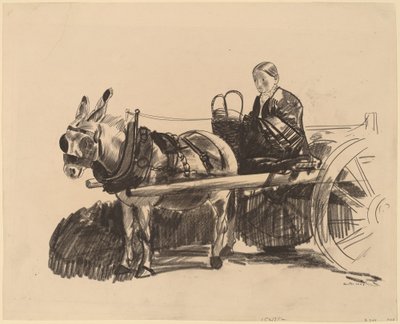 Aasin kärryt tekijältä George Bellows