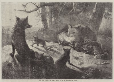 Kettuperhe kotona tekijältä George Bouverie Goddard