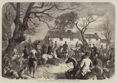 Walesin prinssi Burton Houndsin tapaamisessa, Green Man, Lincoln Heath tekijältä George Bouverie Goddard