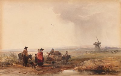 Gypsy Camp, Hollanti, 1800-luku. tekijältä George Bryant Campion