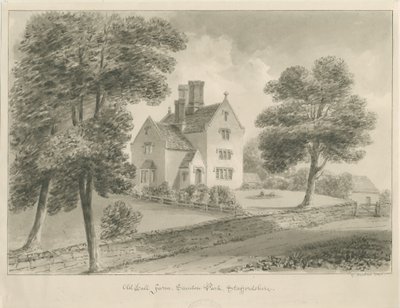 Sandon - Old Hall Farm: seepiapesupiirros tekijältä George Buckler