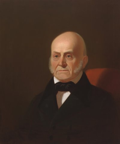 John Quincy Adams (1767-1848), noin 1850 (öljy kankaalle). tekijältä George Caleb Bingham