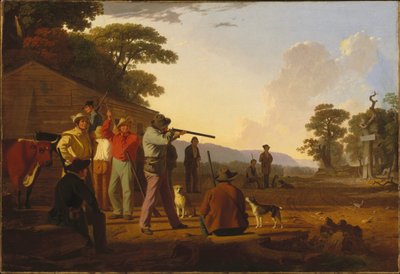 Naudanlihaa varten ampuminen tekijältä George Caleb Bingham
