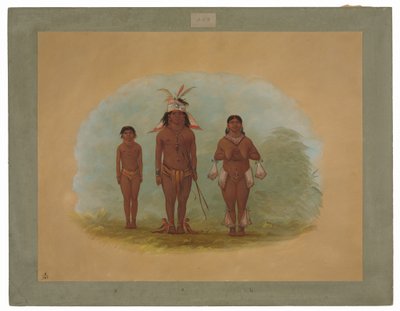 Chetibo-perhe tekijältä George Catlin