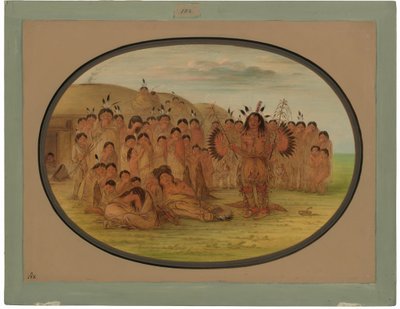 Mandanilainen lääkemies tekijältä George Catlin