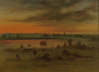 Sioux-sotajuhla, 18611869. tekijältä George Catlin