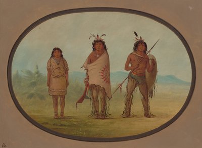 Yuma-päällikkö, hänen tyttärensä ja soturi, 18551869. tekijältä George Catlin