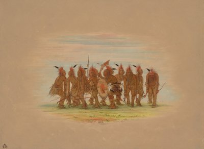 Hauska tanssi - Saukie, 18611869. tekijältä George Catlin
