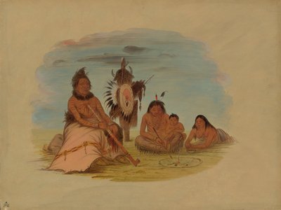 Iäkäs minataripäällikkö ja hänen perheensä, 18611869. tekijältä George Catlin