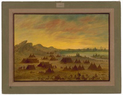 Apassikylä tekijältä George Catlin