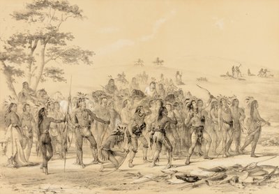 Braves ampuu nuolia - kilpailu - nro 24. tekijältä George Catlin