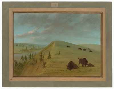 Cedar Bluffs tekijältä George Catlin