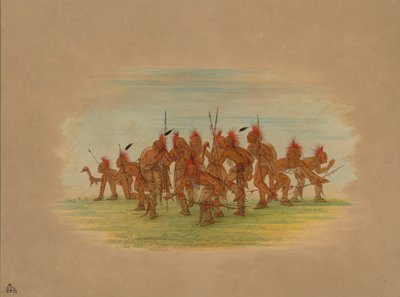 Discovery Dance - Saukie, 1861. tekijältä George Catlin