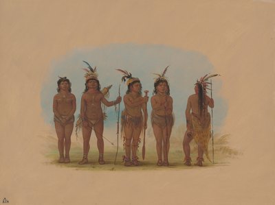 Viisi Karibian intiaania, 18541869. tekijältä George Catlin