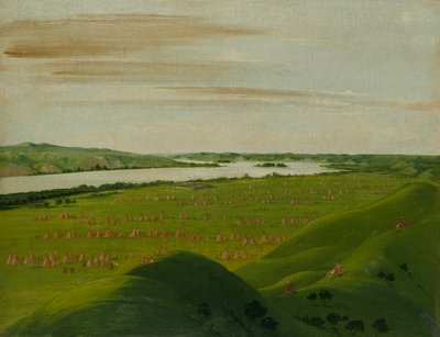 Fort Pierre, Teton-joen suu, 1200 mailia Saint Louisin yläpuolella. tekijältä George Catlin