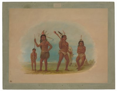 Neljä arawak-intiaania tekijältä George Catlin