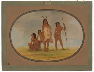 Neljä litteää intiaania tekijältä George Catlin