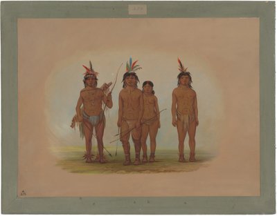 Neljä Macouchi-intiaania tekijältä George Catlin