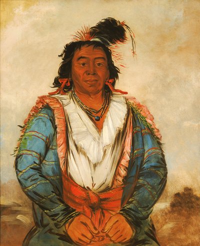 Hose-put-o-káw-gee, rohkea, 1834. tekijältä George Catlin
