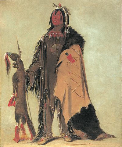 In-ne-ó-cose, Buffalon lapsi, soturi. tekijältä George Catlin