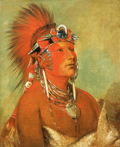 Jee-hé-o-hó-shah, Ei voi kaatua, soturi, - tekijältä George Catlin