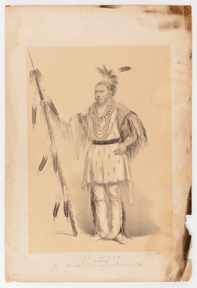 Joc-o-set, kävelevä karhu tekijältä George Catlin