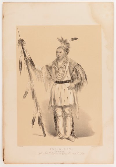 Joc-o-sot, kävelevä karhu tekijältä George Catlin