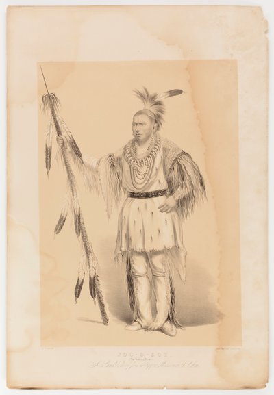 Joc-o-sot, kävelevä karhu tekijältä George Catlin