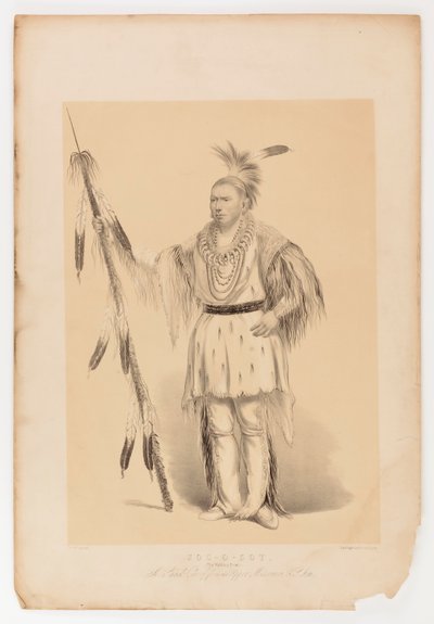 Joc-o-sot, kävelevä karhu tekijältä George Catlin