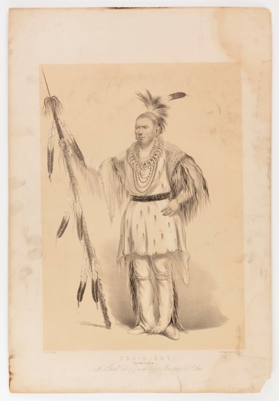 Joc-o-sot, kävelevä karhu tekijältä George Catlin