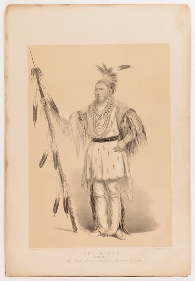 Joc-o-sot, kävelevä karhu tekijältä George Catlin
