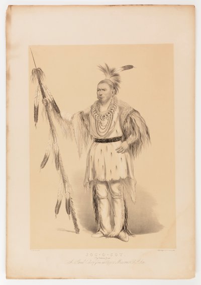 Joc-o-sot, kävelevä karhu tekijältä George Catlin